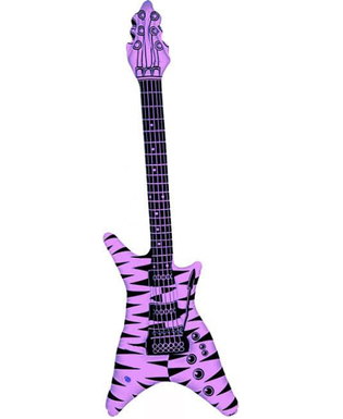  Aufblasbare Rockgitarre für Erwachsene neon pink, fig. 1 