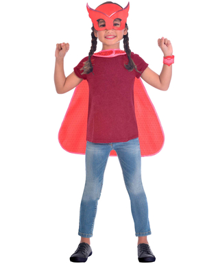  PJ Masks™-Eulette Kostüm-Set Lizenz für Kinder rot, fig. 1 