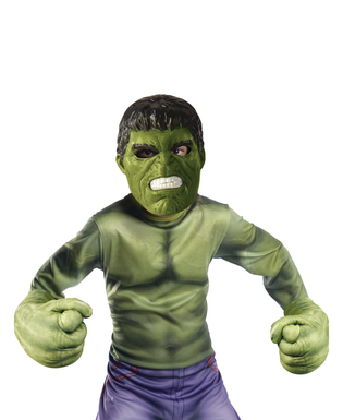  Kit masque et gants géants Hulk™ enfant, fig. 1 