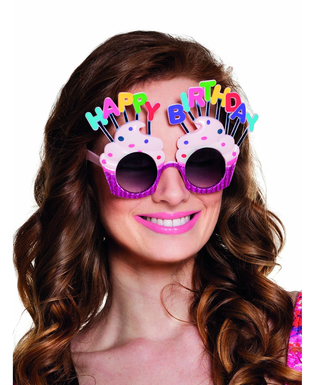  Lunettes Happy Birthday cupcake adulte, fig. 1 