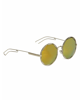  Runde Retro-Brille silber-metallic, fig. 1 