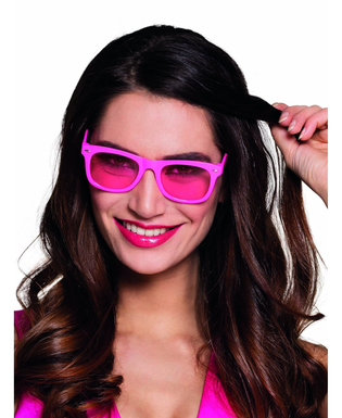  Lunettes rose fluo 80's adulte, fig. 1 