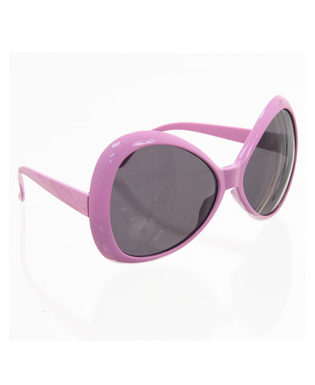  Lunettes roses disco adulte en plastique, fig. 1 