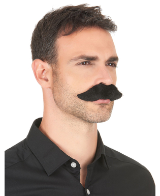  Moustache adhésive noire adulte, fig. 1 