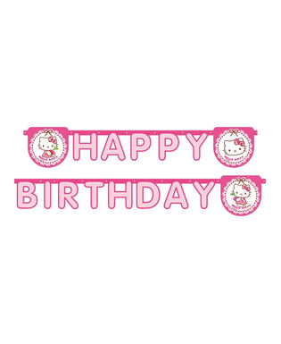  Happy Birthday Hello Kitty™ Girlande 2 m, fig. 1 