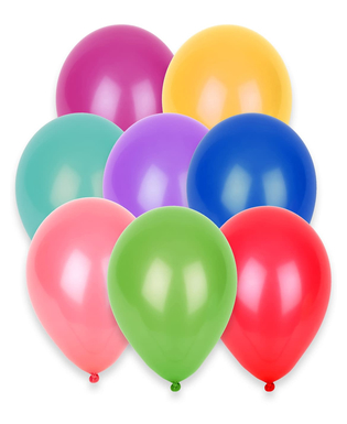  100 Ballons multicolores 27 cm, fig. 1 