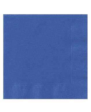  Schlichte Papierservietten 20 Stück blau 33x33cm, fig. 1 