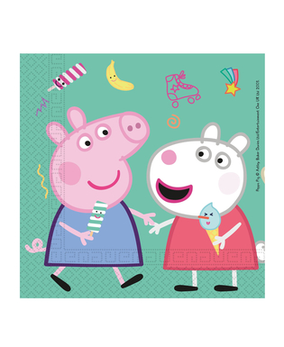  20 Serviettes en papier Peppa Pig™ 33 x 33cm, fig. 1 