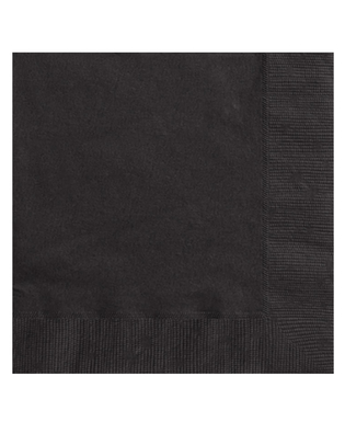  20 schwarze Papierservietten 33 cm x 33 cm, fig. 1 