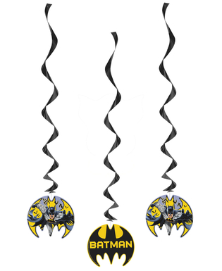  3 Décorations spirale à suspendre Batman™, fig. 1 