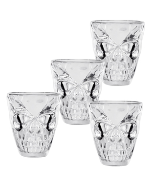  4 Verres à shot tête de mort 50 ml, fig. 1 