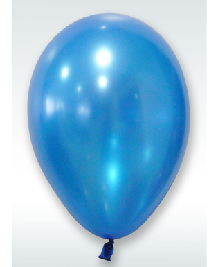  50 Ballons bleus métallisés 30 cm, fig. 1 