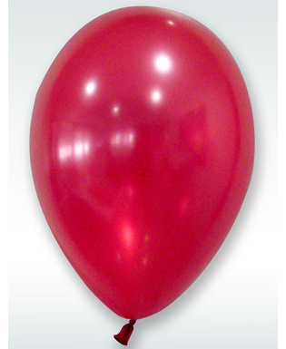  50 metallisch rote Luftballons 30 cm, fig. 1 