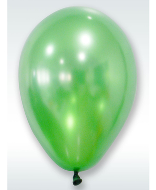  50 metallisch grüne Luftballons 30 cm, fig. 1 