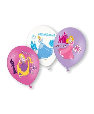  Disney™ Prinzessinnen-Latexballons für Geburtstage 6 Stück bunt 28 cm, fig. 1 