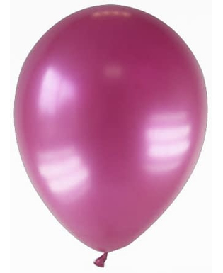  12 Ballons métallisés bordeaux 28 cm, fig. 1 