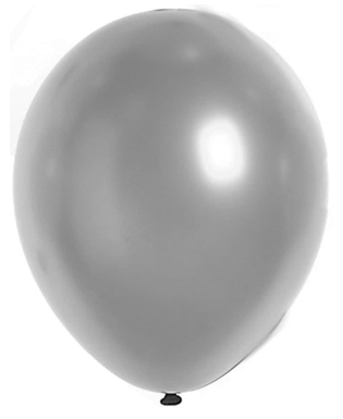  100 Ballons argentés métallisés 29 cm, fig. 1 