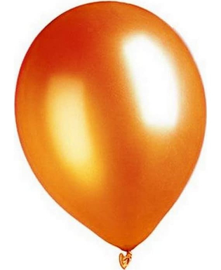  100 metallisch-orangefarbene Ballons, fig. 1 