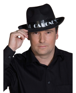  Chapeau borsalino Al Capone noir adulte, fig. 1 