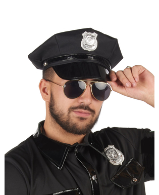  Casquette police noire, fig. 1 