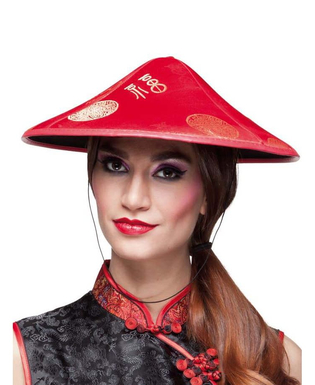  Chapeau chinois rouge adulte, fig. 1 