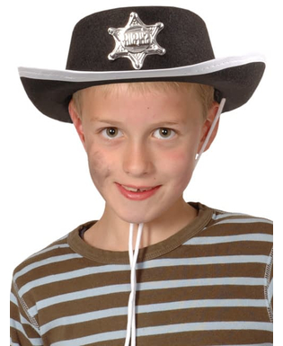  Chapeau cowboy noir enfant, fig. 1 