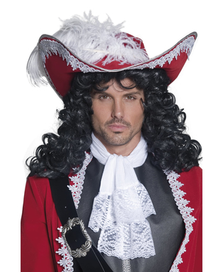  Chapeau pirate rouge adulte, fig. 1 