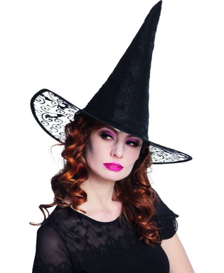  Chapeau sorcière dentelle adulte Halloween, fig. 1 