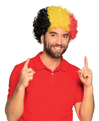  Erwachsene belgische Afro-Fan-Perücke, fig. 1 