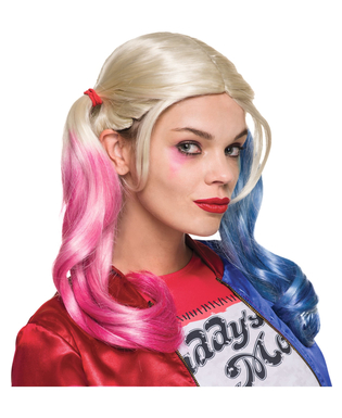  Perruque&nbsp;Harley Quinn Suicide Squad™ femme, fig. 1 