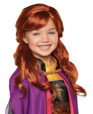  Frozen™ Anna-Perücke für Kinder Disney-Zubehör orange, fig. 1 