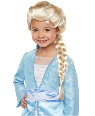  Deluxe Elsa™-Perücke für Mädchen Disney-Zubehör weiss-blond, fig. 1 