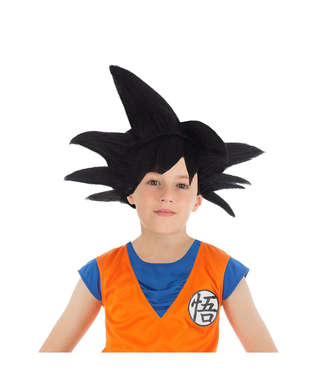  Perruque noire Goku Saiyan Dragon ball Z™ enfant, fig. 1 