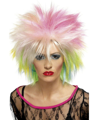  Perruque courte multicolore punk femme, fig. 1 