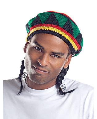  Perruque star du reggae homme, fig. 1 