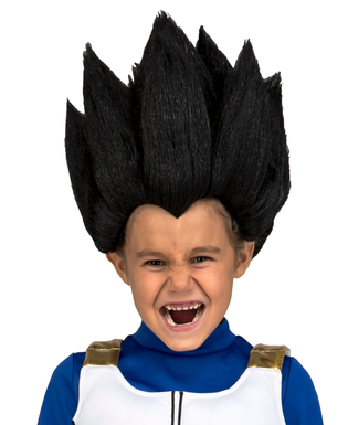  Dragon Ball Z™ Vegeta-Perücke für Kinder schwarz, fig. 1 