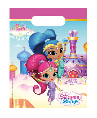  6 Sacs cadeaux Shimmer and Shine™ 23 x 16,5 cm, fig. 1 