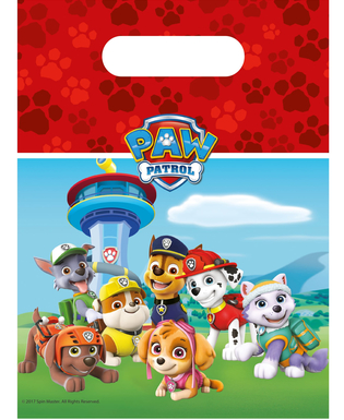  Paw Patrol™ Gechenktüten 6 Stück bunt 23 x 16,5 cm, fig. 1 