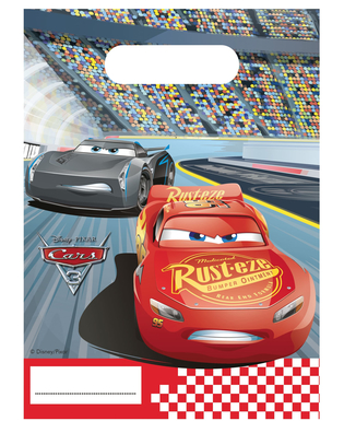  6 Sacs cadeaux Cars 3™ 16 x 23 cm, fig. 1 