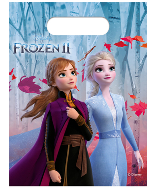  Disney Frozen 2™-Geschenk-Tüten für Kinder 6 Stück 23 x 16,5cm, fig. 1 