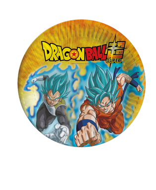  8 Assiettes en carton Dragon Ball Super™ 23 cm, fig. 1 