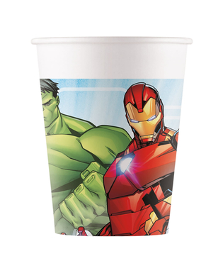  Mächtige Avengers Mighty™ Pappbecher 8 Stück bunt 200 ml, fig. 1 