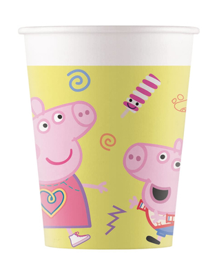  8 Gobelets en carton Peppa Pig™ 200 ml, fig. 1 