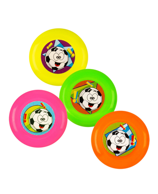  Accessoires piñata 4 frisbees multicolores 9 cm, fig. 1 