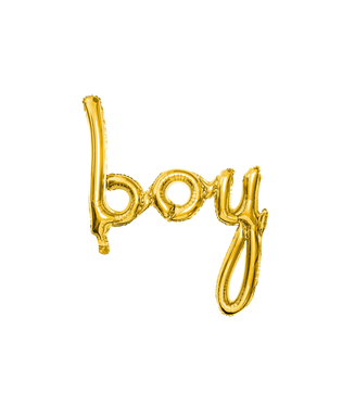  BOY Folienballon gold 63,5 x 74 cm, fig. 1 