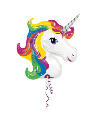  Ballon aluminium géant Licorne 83 x 73 cm, fig. 1 