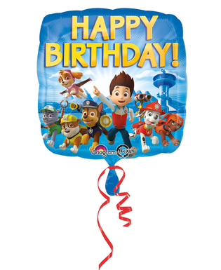  Folienballon Happy Birthday Paw Patrol™ 43 cm, fig. 1 