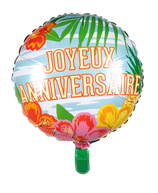  Happy Birthday Paradise Aluminiumballon 45 cm, fig. 1 