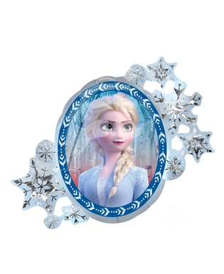  Frozen2™-Folienballon wendbare-Party-Dekoration Elsa und Anna weiss-blau 76x66cm, fig. 1 