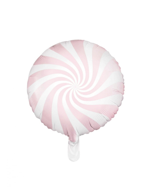  Ballon aluminium sucette rose et blanc 35 cm, fig. 1 